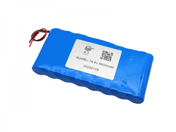 14.4V 6600mAh cylindrical lithium battery | 18650 4S3P lithium battery