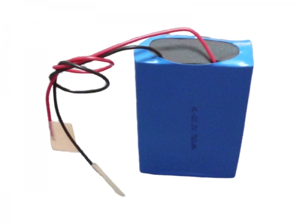 22.2V 750mAh 14500cylindrical lithium battery