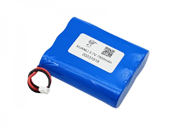 3.7V 7800mAh 18650 cylindrical lithium battery |1S3P lithium battery plug 2.0