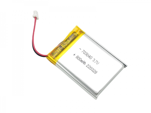 3.7V polymer lithium battery | 703040 800mAh 3.7V-2pin