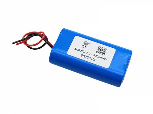 7.2V 3300mAh 圓柱鋰電池 | 18650 鋰電池