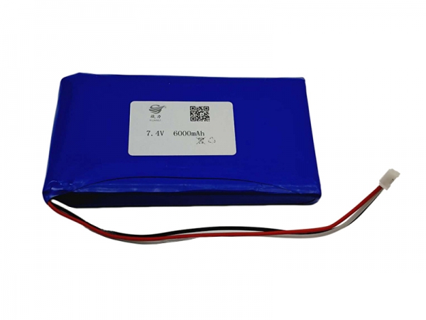 7.4V 6000mAh 806090通訊鋰電池